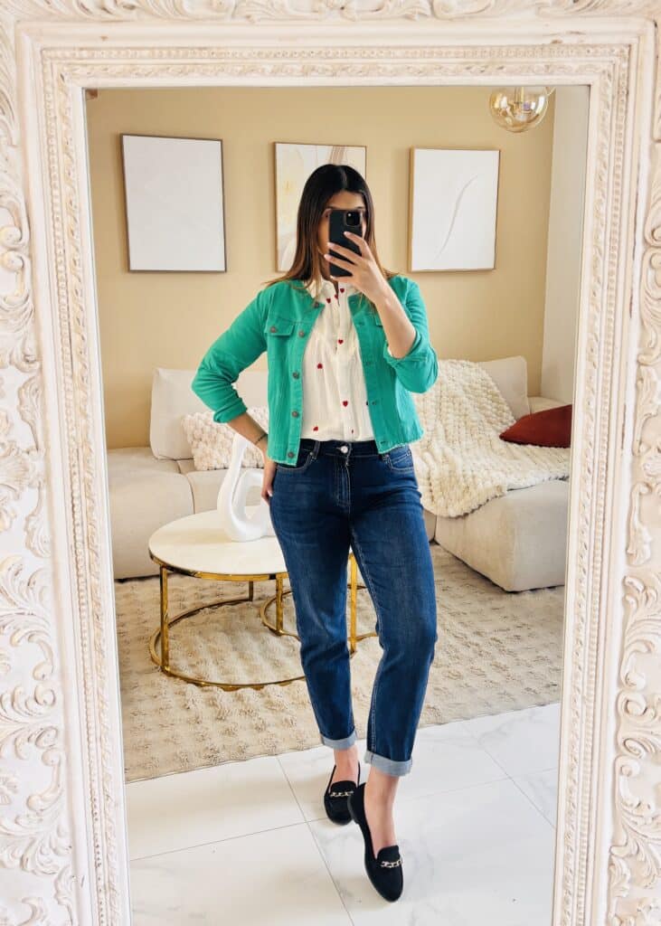 Veste-courte-verte