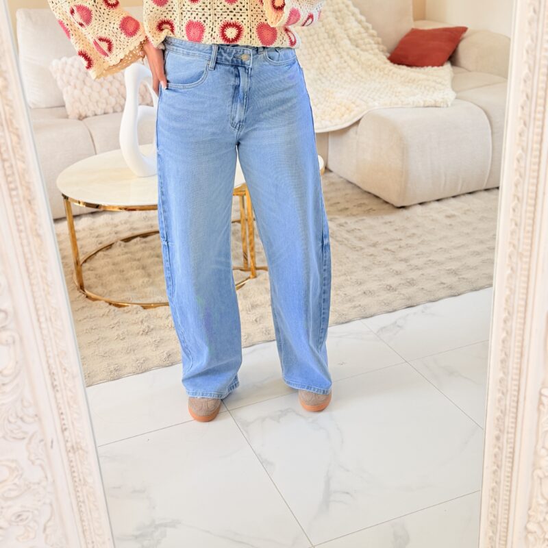 MELBY - Sublime jean coupe ballon long et large