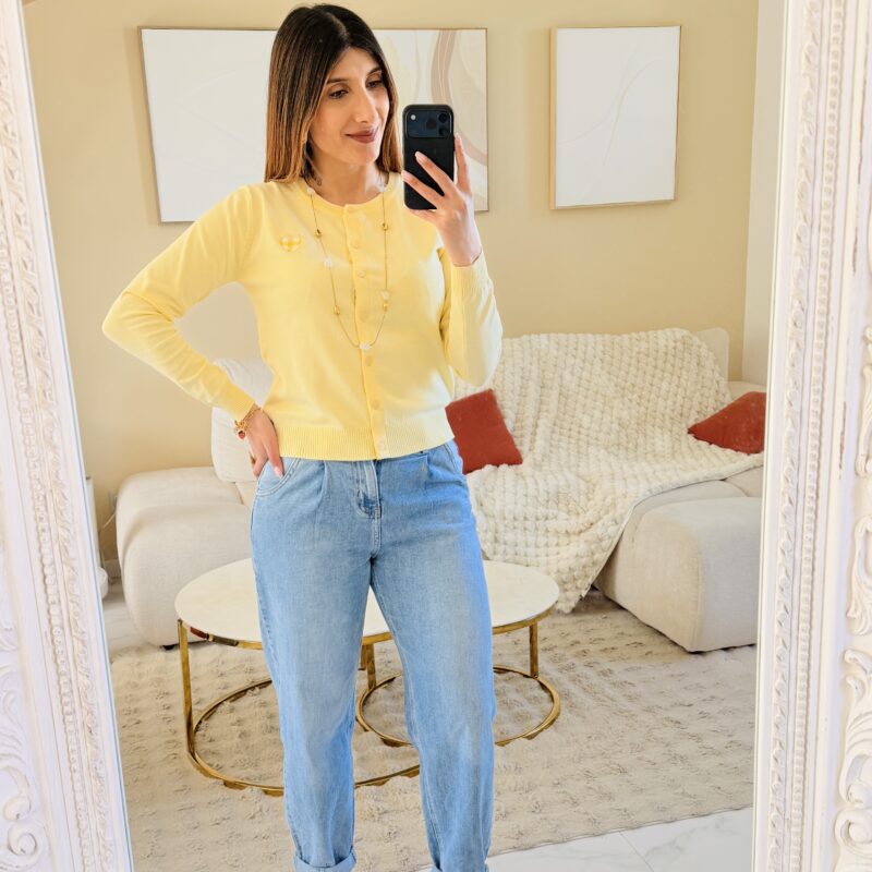 MELBY - Gilet pastel coeur