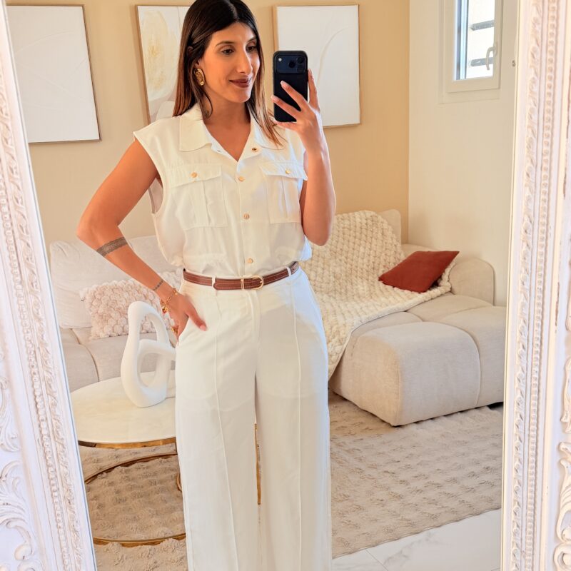 MELBY - Ensemble blanc élégant