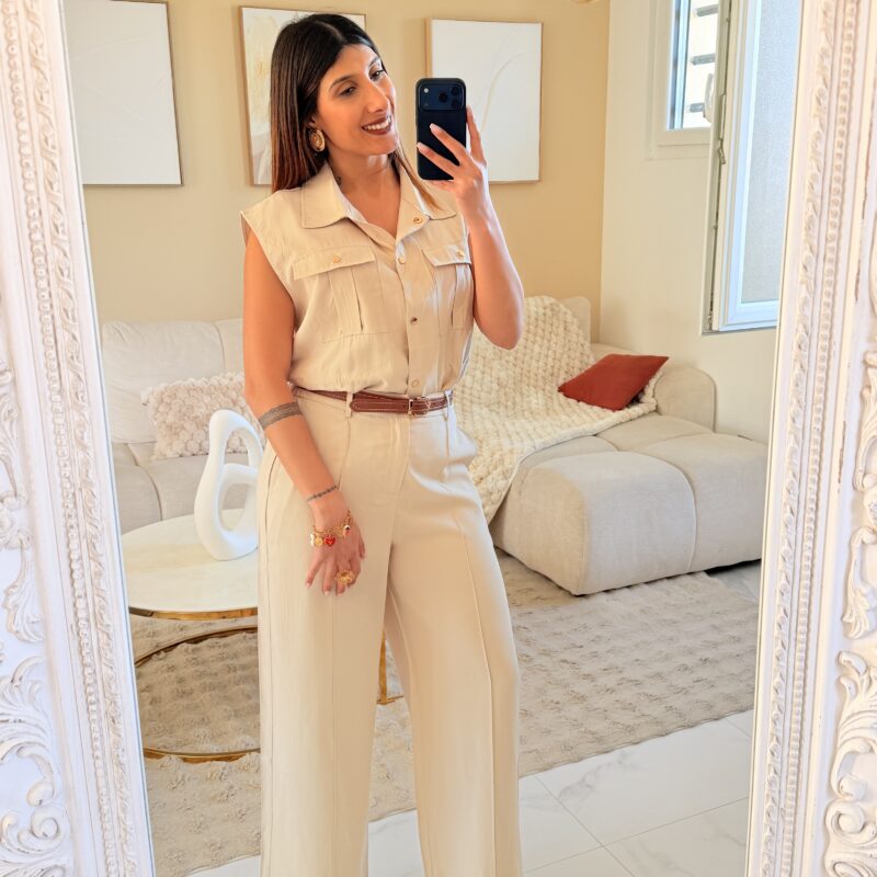 MELBY - Ensemble beige chic