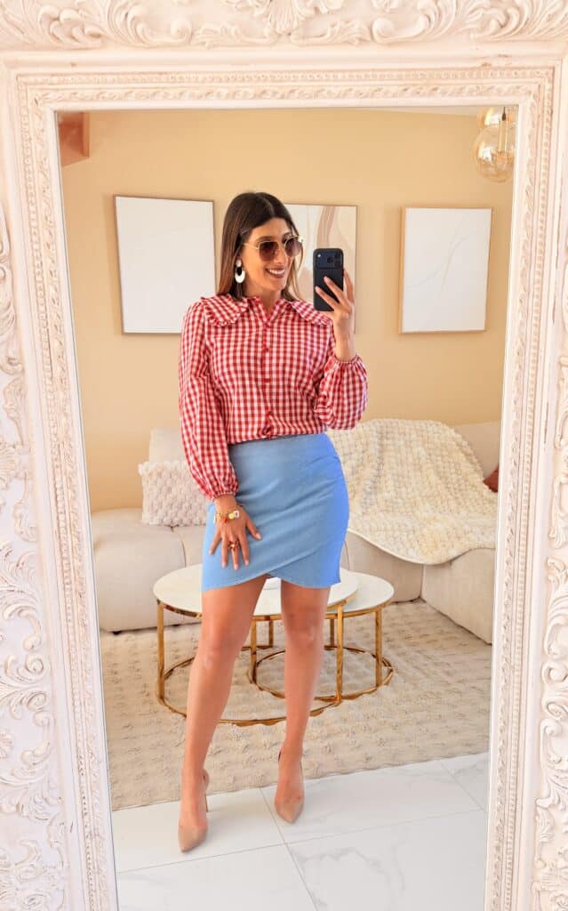 MELBY - Blouse Colette Vichy