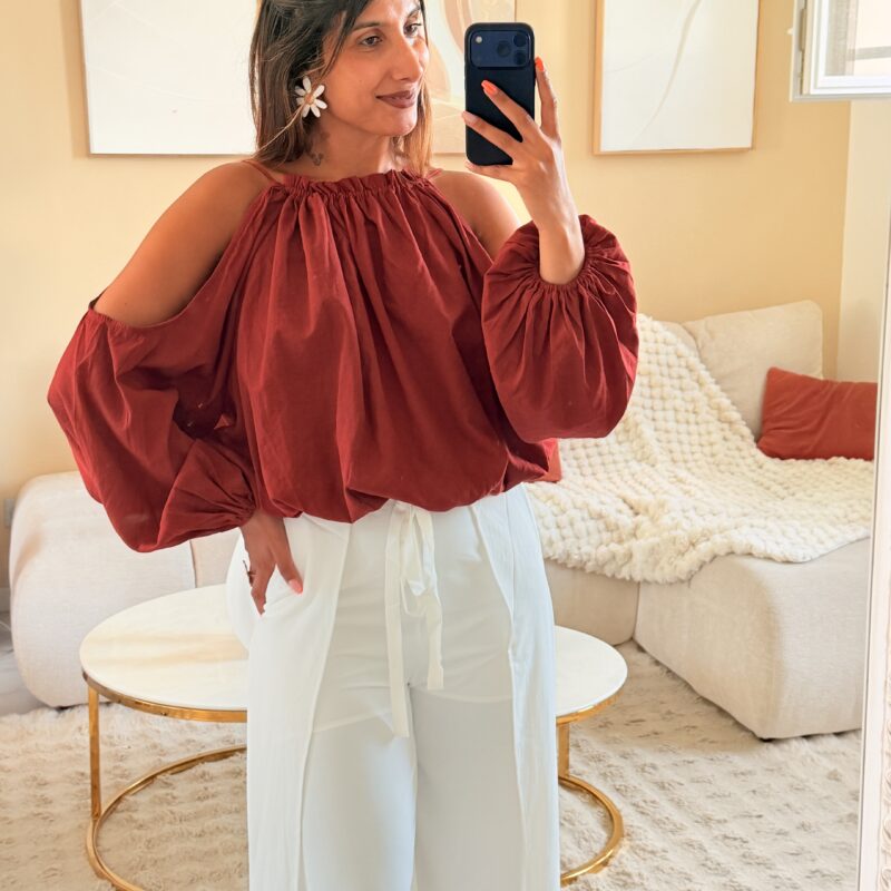 MELBY - Blouse terracotta