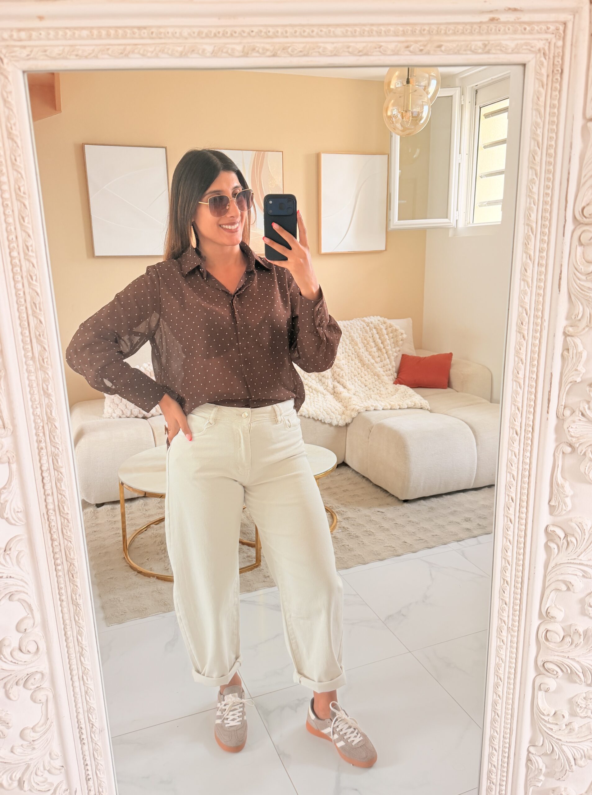 Chemise Choco Nœuds Velours – Image 2