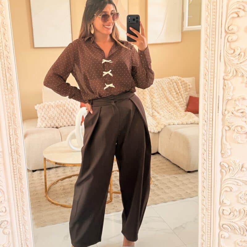 Pantalon ALBA - CHOCOLAT