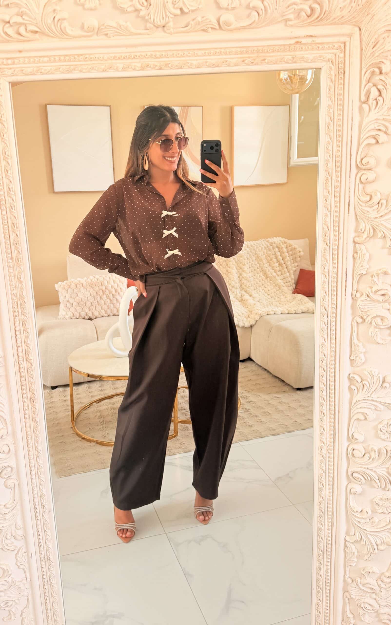 Pantalon ALBA - CHOCOLAT