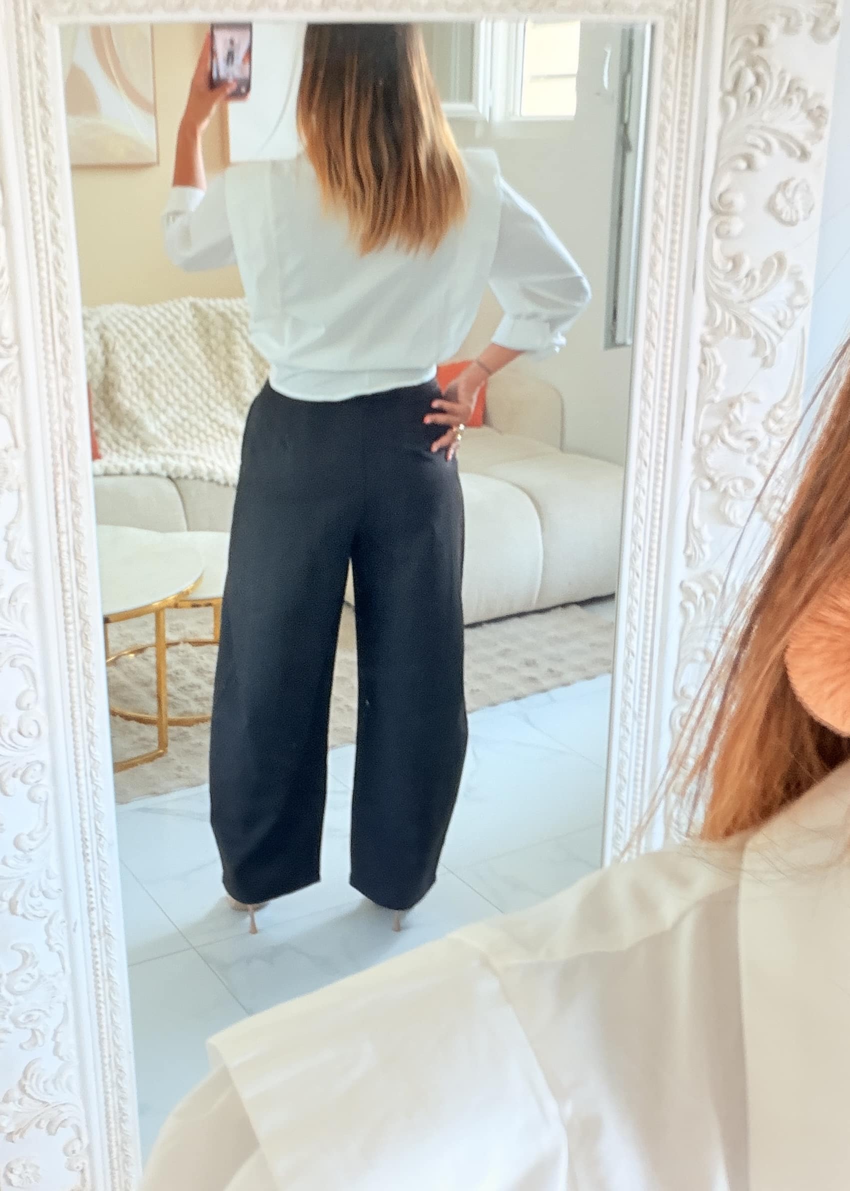 Pantalon Alba - Noir forme ballon – Image 4