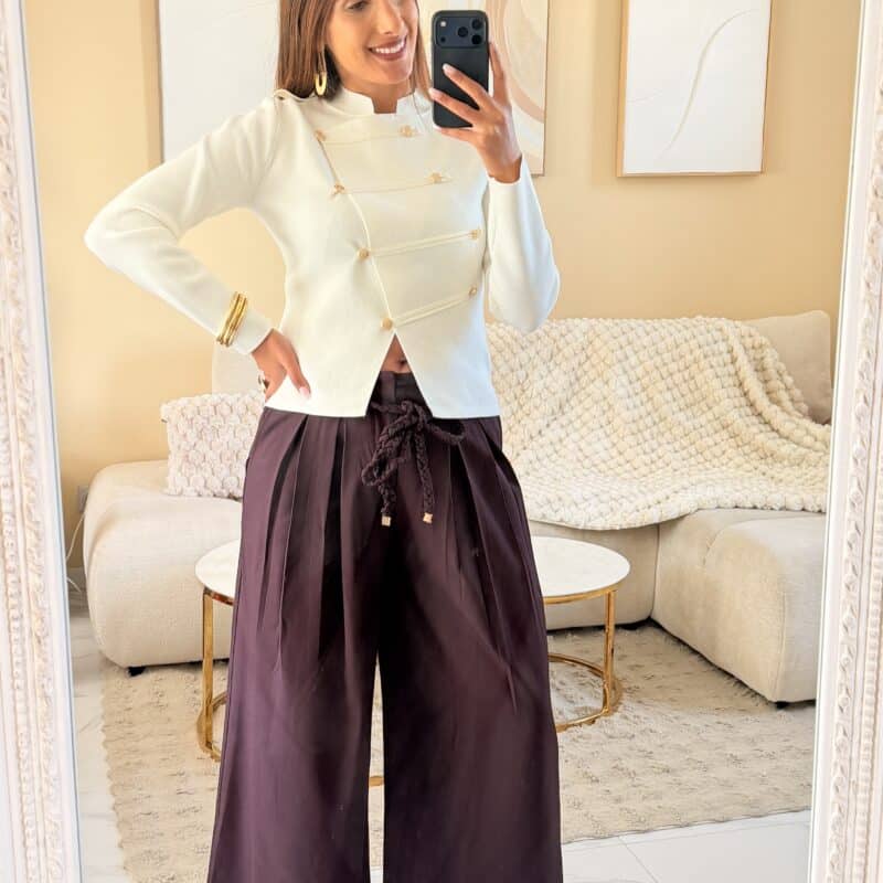 Pantalon ALBA prune - MELBY